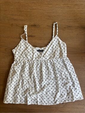 Brandy polka dot cami NWOT